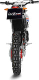 Tubo De Escape Con Homologación Acústica X-Fight Carbono Fondo Acero - Leovince Compatible Con Fantic Motor Motard 50 Performance (2019-2020)