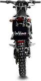 Tubo De Escape Con Homologación Acústica X-Fight Carbono Fondo Acero - Leovince Compatible Con Rieju Mrt 50 - Pro - Sm (2021-2023)