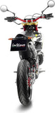 Tubo De Escape Con Homologación Acústica X-Fight Acero Fondo Acero - Leovince Compatible Con Fantic Motor Xe 50 Performance (2021-2024)