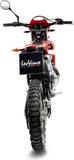 Tubo De Escape Con Homologación Acústica X-Fight Acero Fondo Acero - Leovince Compatible Con Beta Rr 50 Motard - Sport (2023-2024)