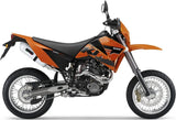 Escape Doble Con Homologación Acústica Albus Ceramic Aluminio Blanco - Gpr Compatible Con Ktm 660 Smc (2005-2006)
