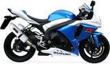 Escape Doble Con Homologación Acústica Albus Ceramic Aluminio Blanco - Gpr Compatible Con Suzuki Gsx-R 1000 K9 (2009-2011)