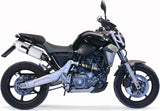 Escape Doble Con Homologación Acústica Albus Ceramic Aluminio Blanco - Gpr Compatible Con Yamaha Mt-03 (2006-2013)