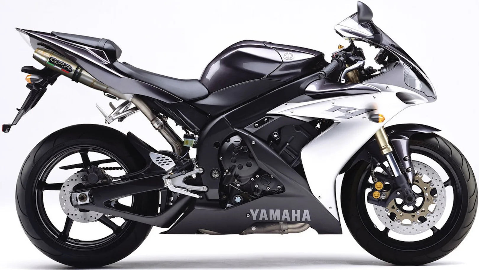 Escape Doble Con Homologación Acústica Deeptone Acero - Gpr Compatible Con Yamaha Yzf 1000 R1 (2004-2006)