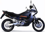 Doble Salida De Escape Con Catalizador Y Homologación Acústica Furore Aluminio Negro - Gpr Compatible Con Ktm 950 Adventure - S (2003-2007)