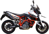 Escape Doble Con Homologación Acústica Furore Aluminio Negro - Gpr Compatible Con Ktm 990 Smr Supermoto (2008-2012)