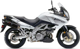 Doble Salida De Escape Con Catalizador Y Homologación Acústica Furore Aluminio Negro - Gpr Compatible Con Suzuki V-Strom Dl 1000 (2002-2013)