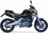 Escape Doble Con Homologación Acústica Furore Aluminio Negro - Gpr Compatible Con Yamaha Mt-03 (2006-2013)