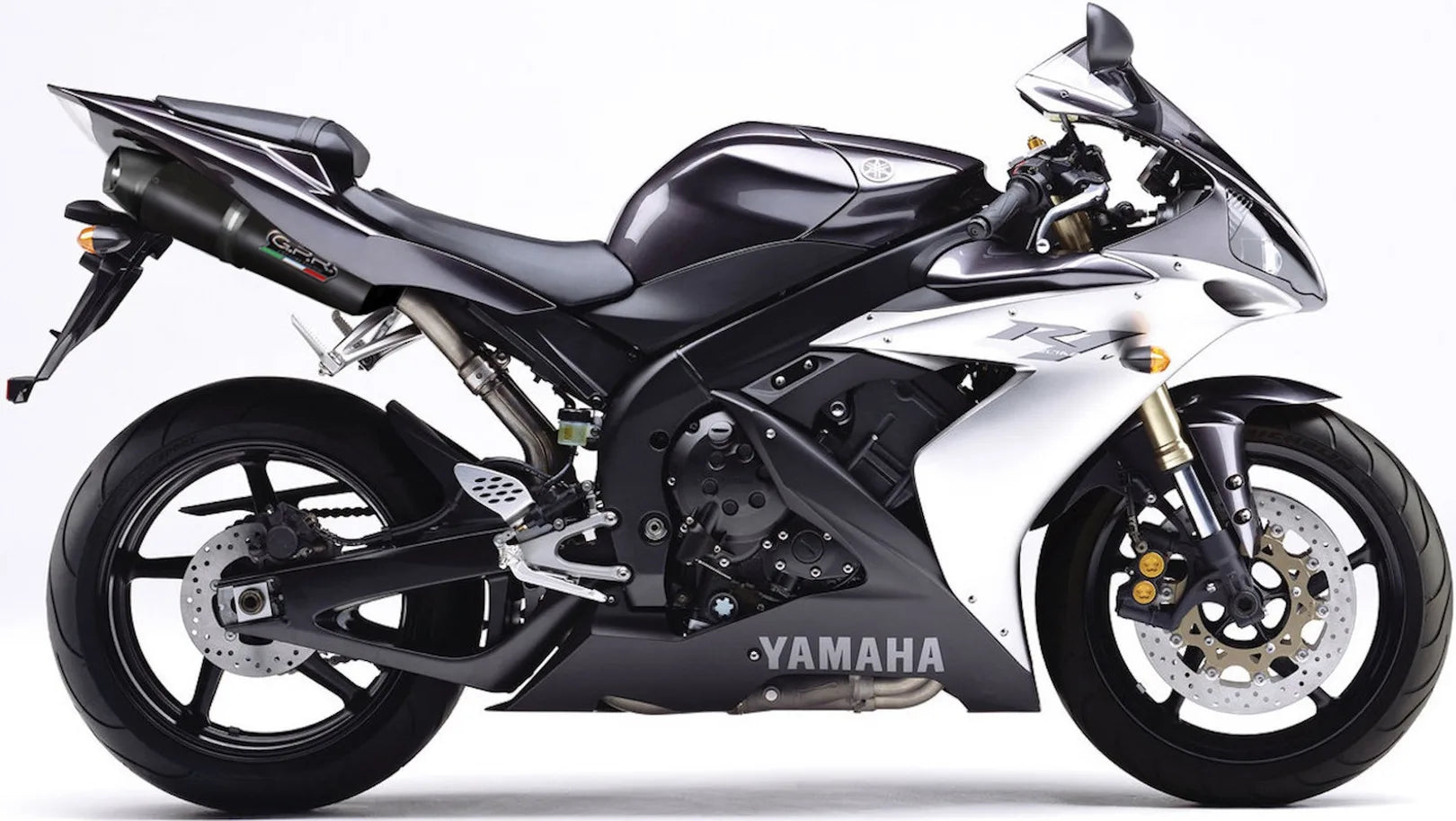 Escape Doble Con Homologación Acústica Furore Aluminio Negro - Gpr Compatible Con Yamaha Yzf 1000 R1 (2004-2006)