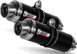 Dual Exhaust System With Sound Certification Gp Carbon - Mivv Compatible With Ducati Monster 1000 (2003-2005)