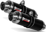 Escape Doble Sin Catalizador Con Homologación Acústica Gp Carbono - Mivv Compatible Con Aprilia Rsv 1000 (2004-2008)