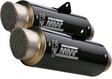 Escape Doble Con Homologación Acústica Gppro Carbono - Mivv Compatible Con Ducati Scrambler 1100 (2018-2020)