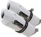 Escape Doble Con Homologación Acústica Albus Evo4 Aluminio Blanco - Gpr Compatible Con Bmw K 1600 Gtl (2017-2021)