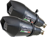 Escape Doble Con Homologación Acústica Gpe Anniversary Titano Negro - Gpr Compatible Con Kawasaki Z 1000 Sx (2011-2016)