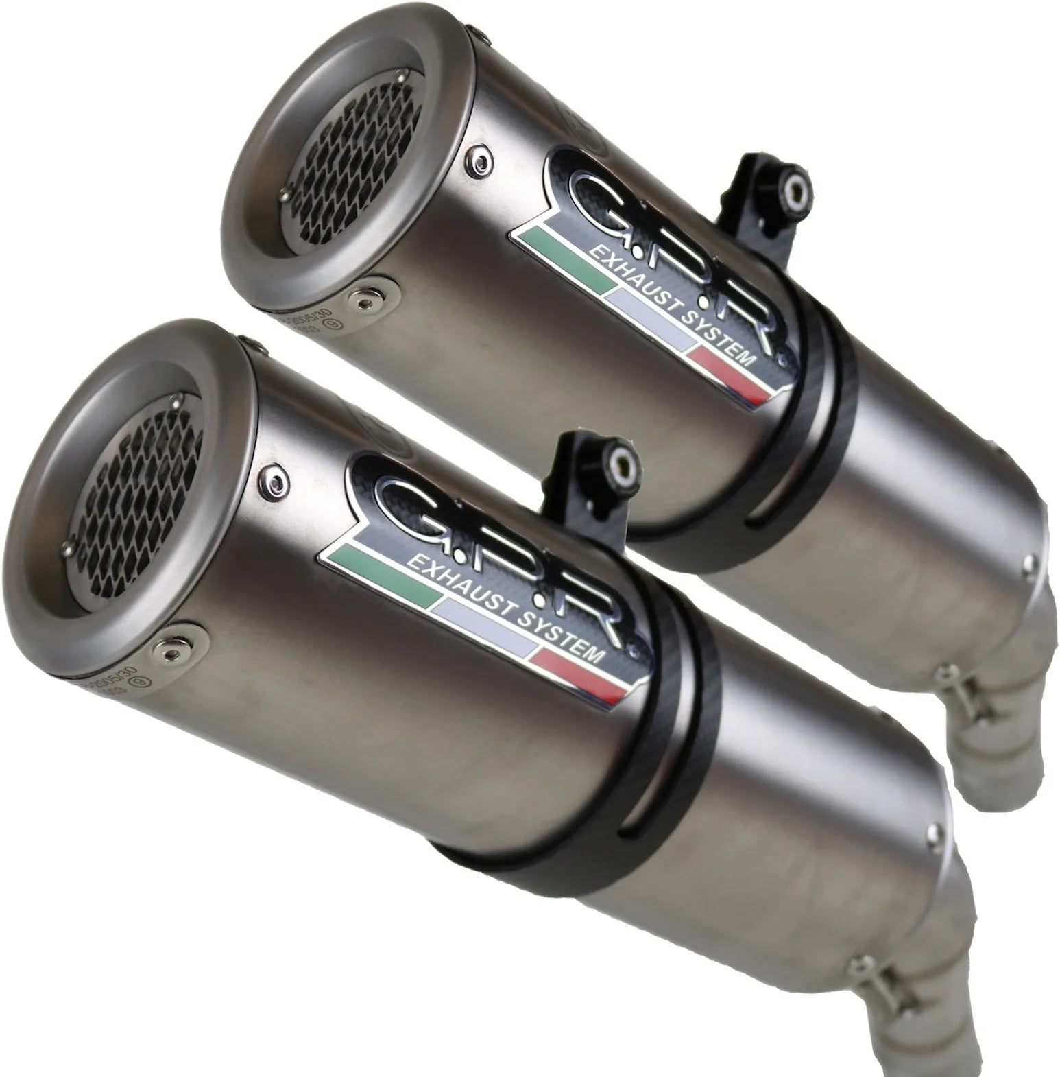 Escape Doble Con Homologación Acústica M3 Acero - Gpr Compatible Con Moto Morini Corsaro 1200 (2005-2011)