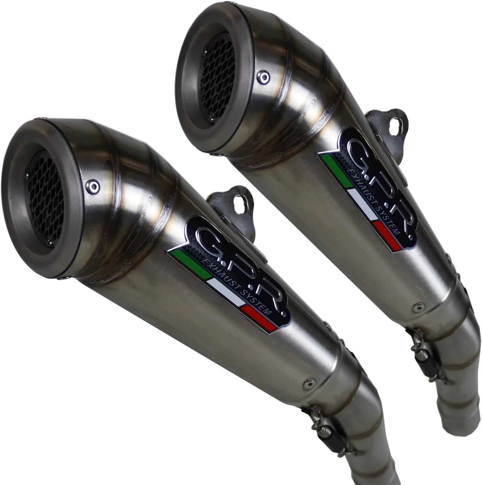 Escape Doble Con Homologación Acústica Powercone Evo Acero - Gpr Compatible Con Moto Morini Sport 1200 (2008-2010)