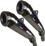 Escape Doble Con Homologación Acústica Powercone Evo Acero - Gpr Compatible Con Kawasaki Z 1000 Sx (2017-2020)