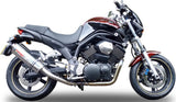 Doble Salida De Escape Con Catalizador Y Homologación Acústica Trioval Acero - Gpr Compatible Con Yamaha Bt 1100 Bulldog (2002-2007)