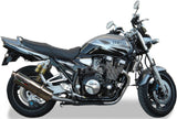 Escape Doble Con Homologación Acústica Trioval Acero - Gpr Compatible Con Yamaha Xjr 1300 (1999-2006)