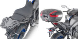 Monolock Riviera Black Tech Top Case - 46 Lt Riviera Technopolymer - Givi Compatible With Yamaha Mt-09 - Sp (2021-2023)