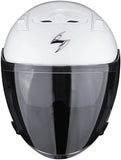 Casco Urban Para Moto Scorpion Exo Exo-230 Polycarbonate Blanco Solid Talla Xxl