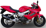 Escape Doble Con Homologación Acústica Furore Aluminio Negro - Gpr Compatible Con Honda Vtr 1000 Sp-2 Rc51 (2002-2006)
