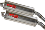 Escape Doble Con Homologación Acústica Oval Titano - Gpr Compatible Con Moto Morini Corsaro 1200 (2005-2011)