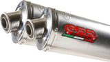 Doble Salida De Escape Con Catalizador Y Homologación Acústica Tondo Acero - Gpr Compatible Con Honda Fmx 650 (2005-2008)