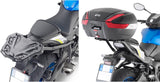 Monolock Riviera Triple Black Top Case - 46 Lt Riviera Technopolymer - Givi Compatible With Suzuki Gsx-S 1000 (2021-2024)