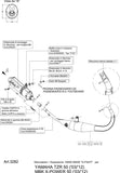 Sistema De Escape Completo Con Catalizador Y Homologación Acústica X-Fight Acero - Leovince Compatible Con Mbk X-Power 50 (2003-2012)