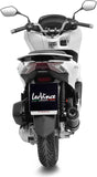 Sistema De Escape Completo Sin Catalizador Y Sin Homologación Acústica Gp Corsa Evo Carbono - Leovince Compatible Con Honda Pcx 125 (2021-2024)