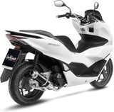 Sistema De Escape Completo Sin Catalizador Y Sin Homologación Acústica Gp Corsa Carbono - Leovince Compatible Con Honda Pcx 125 (2021-2024)