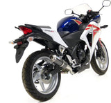 Tubo De Escape Sin Homologación Acústica Gp Corsa Carbono - Leovince Compatible Con Honda Cbr 250 R (2011-2013)