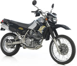 Tubo De Escape Con Homologación Acústica Lv-X Aluminio Fondo Acero - Leovince Compatible Con Kawasaki Klr 650 (1997-2022)
