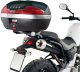 Monokey Black Top Case - 40 Lt Technopolymer - Givi Compatible With Yamaha Mt-03 660 (2006-2014)