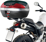 Baúl Monokey Trekker Dolomiti Aluminio Negro 46 Lt Trekker Dolomiti Aluminio - Givi Compatible Con Yamaha Mt-03 660 (2006-2014)