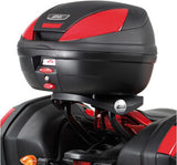 Baúl Monolock Riviera Negro 46 Lt Riviera Plastico - Givi Compatible Con Yamaha Fz-1 Fazer 1000 (2006-2015)