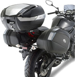 Baúl Monolock Simply Iv Negro Tech 45 Lt Simply Iv Plastico - Givi Compatible Con Yamaha Xj6 600 (2013-2015)