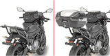 Monolock Riviera Triple Black Top Case - 46 Lt Riviera Technopolymer - Givi Compatible With Kawasaki Z 650 (2020-2024)
