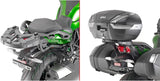 Baúl Monokey Trekker Alaska Aluminio Negro 56 Lt Trekker Alaska Aluminio - Givi Compatible Con Kawasaki Ninja H2 Sx (2018-2024)