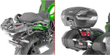 Monokey Trekker Lite Black Top Case - 52 Lt Trekker Lite Technopolymer - Givi Compatible With Kawasaki Ninja H2 Sx (2018-2024)
