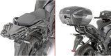 Monokey Trekker Black Aluminium Top Case - 52 Lt Trekker Aluminium - Givi Compatible With Kawasaki Ninja 1100 Sx (2025)