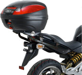 Monolock Alpina Black Aluminium Top Case - 44 Lt Alpina Aluminium - Givi Compatible With Kawasaki Er-6 F (2005-2008)