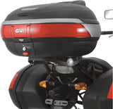 Monolock Vision Black Tech Top Case - 34 Lt Vision Technopolymer - Givi Compatible With Kawasaki Versys 650 (2006-2009)