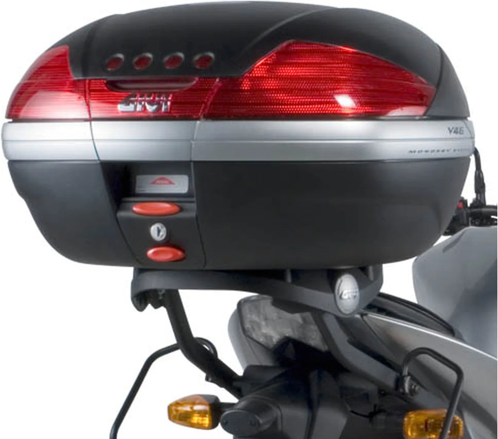 Baúl Monokey Trekker Dolomiti Aluminio 46 Lt Trekker Dolomiti Aluminio - Givi Compatible Con Kawasaki Z 750 (2007-2014)