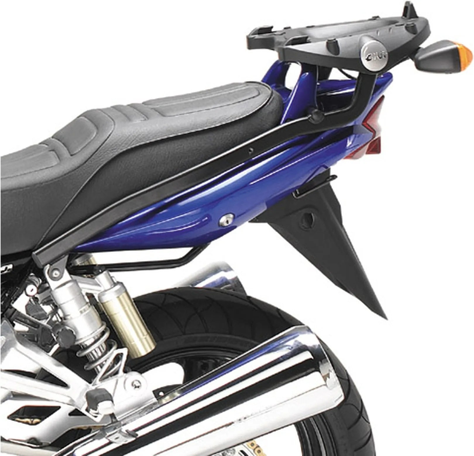 Baúl Monokey Negro 34 Lt Plastico - Givi Compatible Con Suzuki Gsx 1400 (2002-2009)