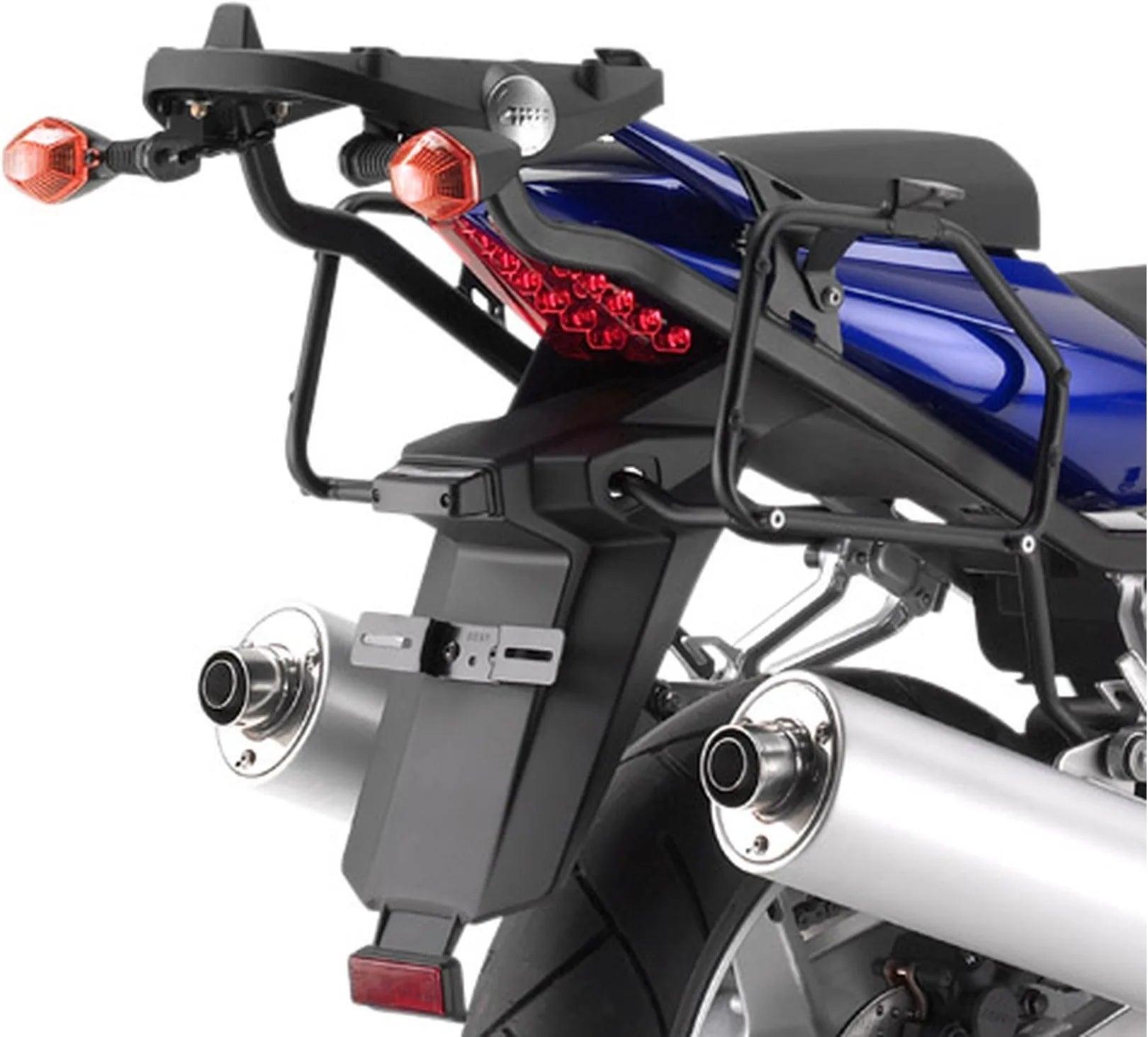 Baúl Monokey Arena Negro Tech 45 Lt Arena Plastico - Givi Compatible Con Suzuki Sv 650 - S (2003-2008)