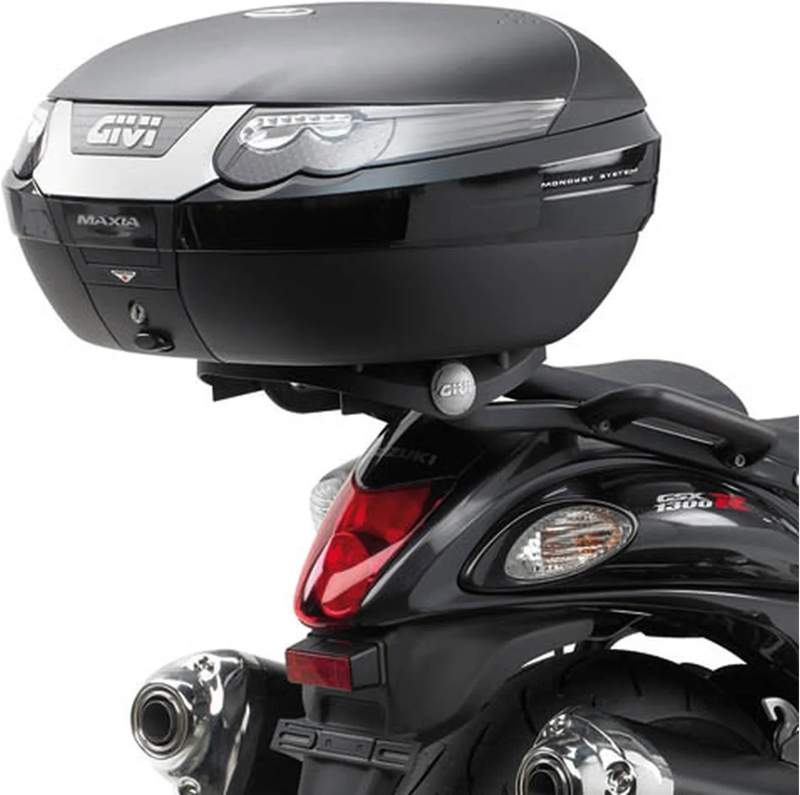 Baúl Monokey Aluminio 47 Lt Plastico - Givi Compatible Con Suzuki Gsx 1300 R Hayabusa (2008-2016)