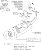 Sistema De Escape Completo Con Catalizador Y Homologación Acústica Touring Acero - Leovince Compatible Con Yamaha Aerox 100 Kat (2000-2002)
