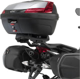 Monolock Black Tech Top Case - 29 Lt Technopolymer - Givi Compatible With Aprilia Shiver 900 Abs (2010-2020)